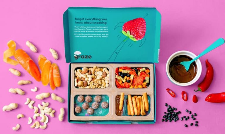Graze - low-cost snacks subscription box in UK