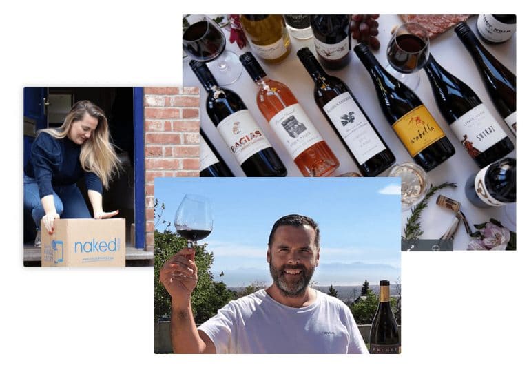 Naked Wines bottles
