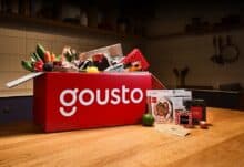 Gousto recipe box ingredients and finished meals