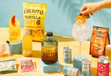 The Curious Drinker gin subscription box and bottle