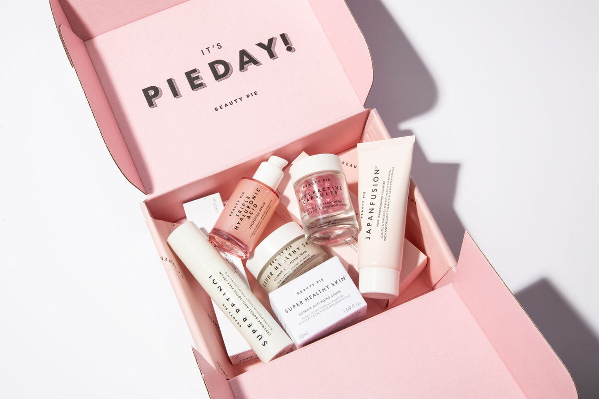 Beauty Pie+ subscription products