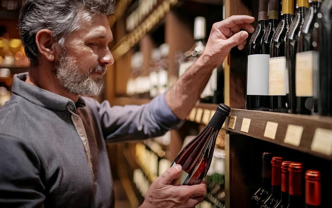 Laithwaites wine buyer choosing bottles