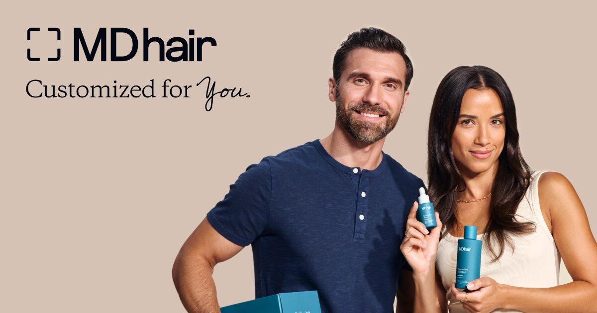 MDhair customised hair growth routine