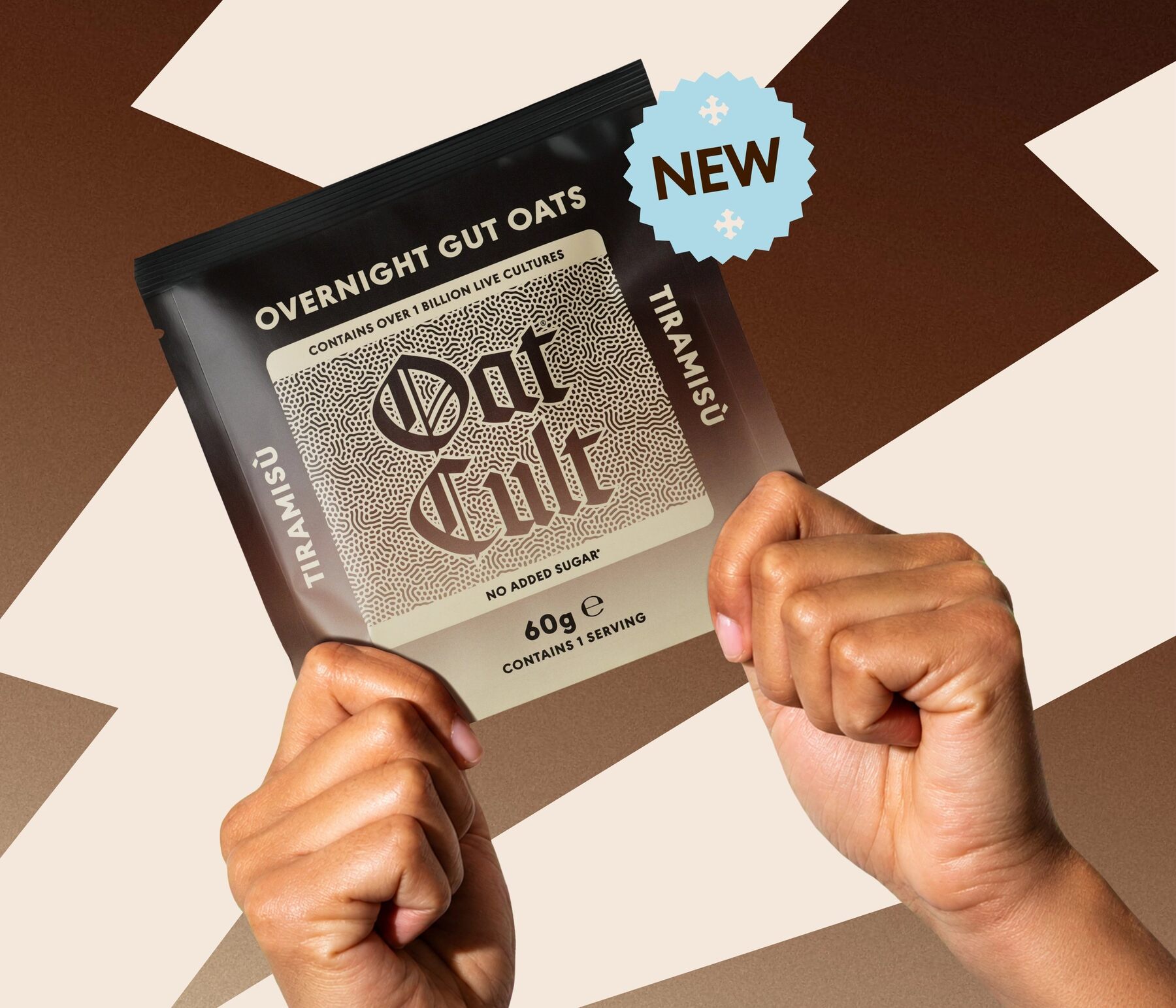 Oat Cult Tiramisu overnight oats sachet