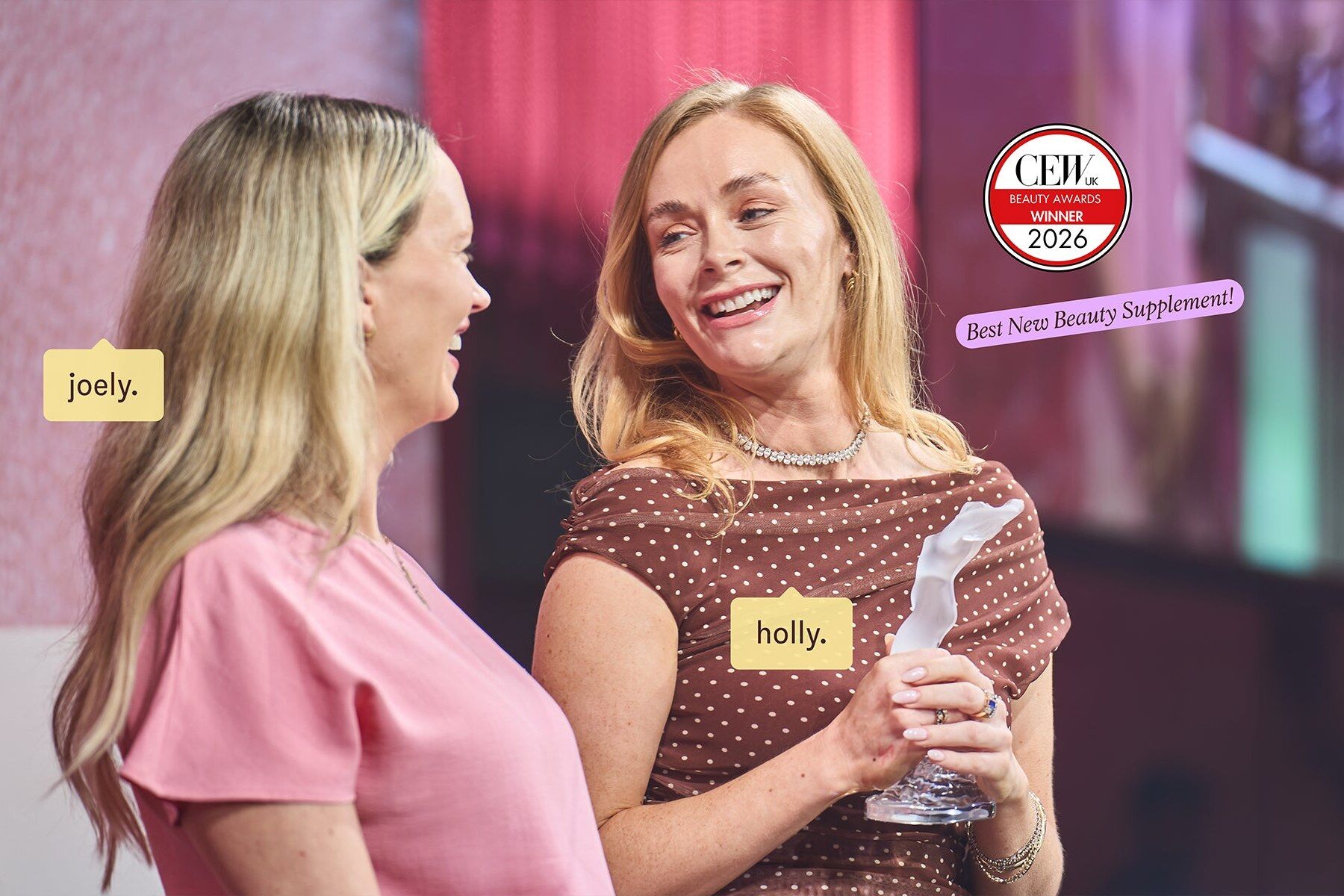 We Are Regular co-founders Joely and Holly laughing together